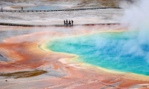 Fotobanka s bezplatnými fotkami na tému geotermálna energia, horúci prameň, ľudia