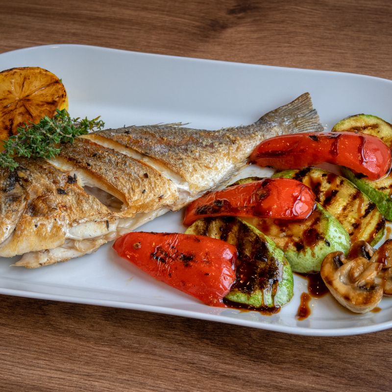 Barbadian Mustard Roasted Fish Steaks