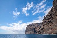 Maestose scogliere gigante Los Gigantes vulcanico,Tenerife mountains