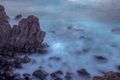 Long-exposure surf over rock, photo by adrian vieriu on Pexels