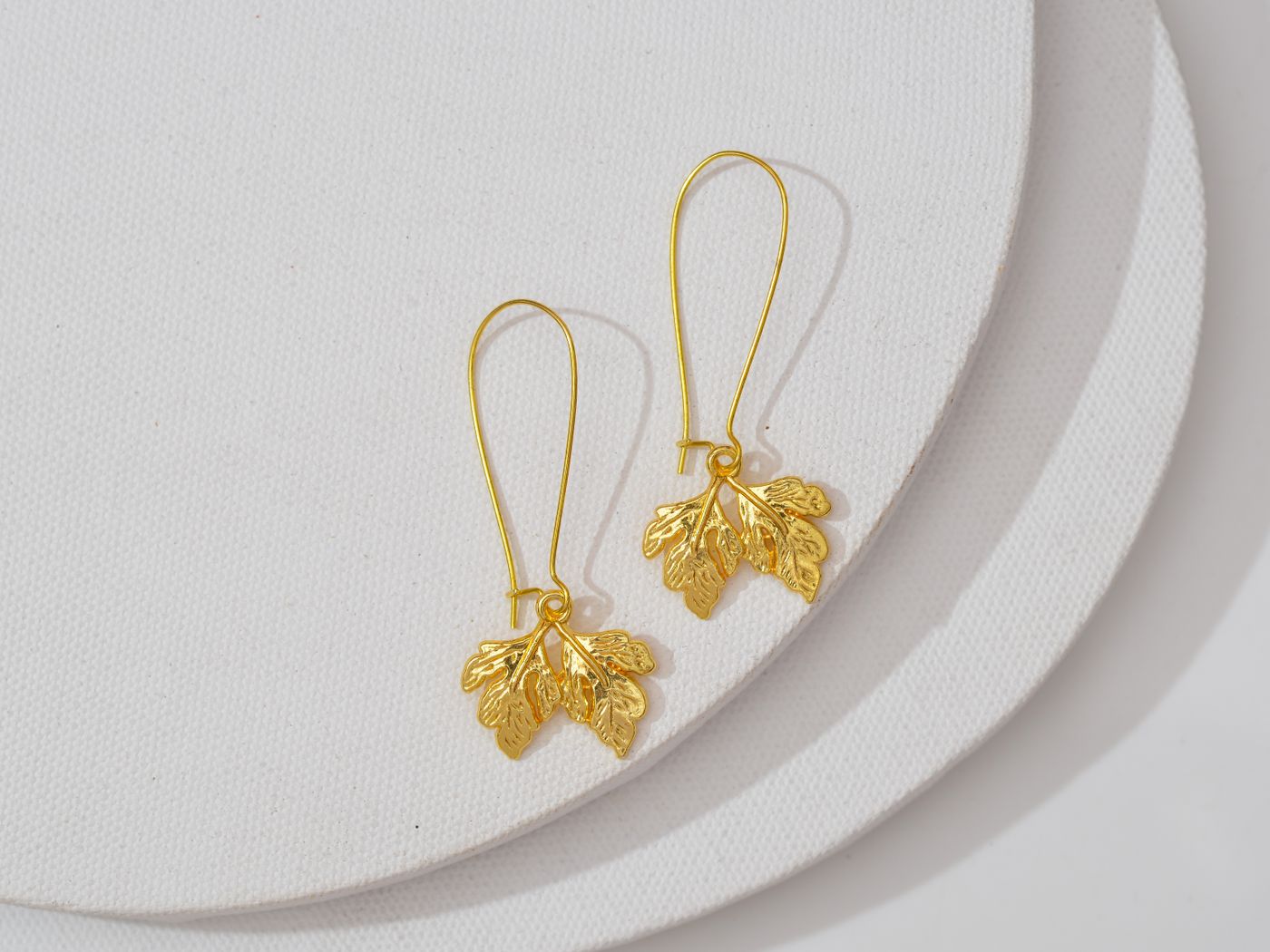 The Leaf Drop Earrings