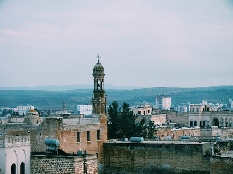 Cityscape With A Tower And Horizon