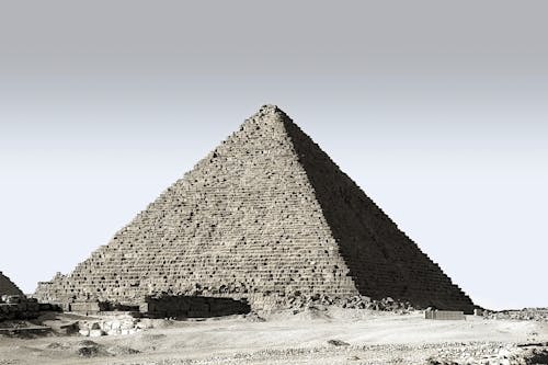 Foto Van De Grote Piramide Van Gizeh