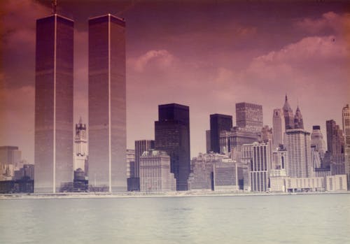 The Twin Towers of World Trade Center in Manhattan, New York, United States