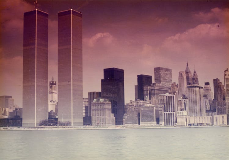 The Twin Towers Of World Trade Center In Manhattan, New York, United States