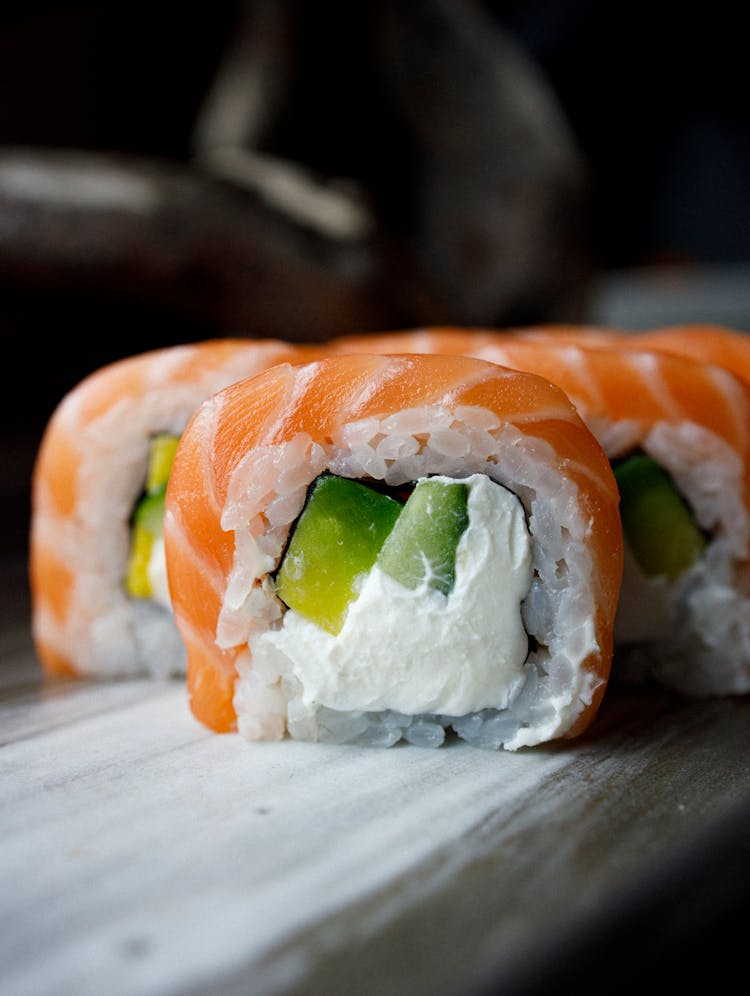 Sushi With Salmon