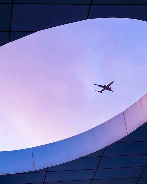 Foto d'estoc gratuïta de avió, cel blau, mode de transport