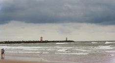Gray Clouds above Sea