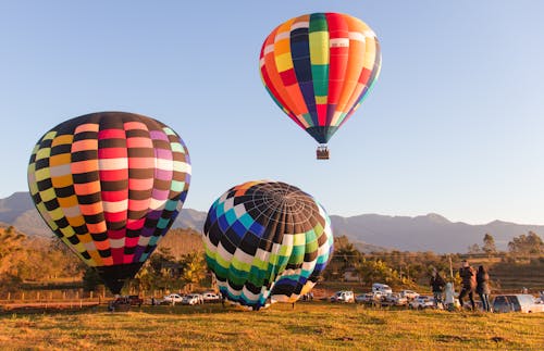 Imagine de stoc gratuită din baloane cu aer cald, cer, în zbor