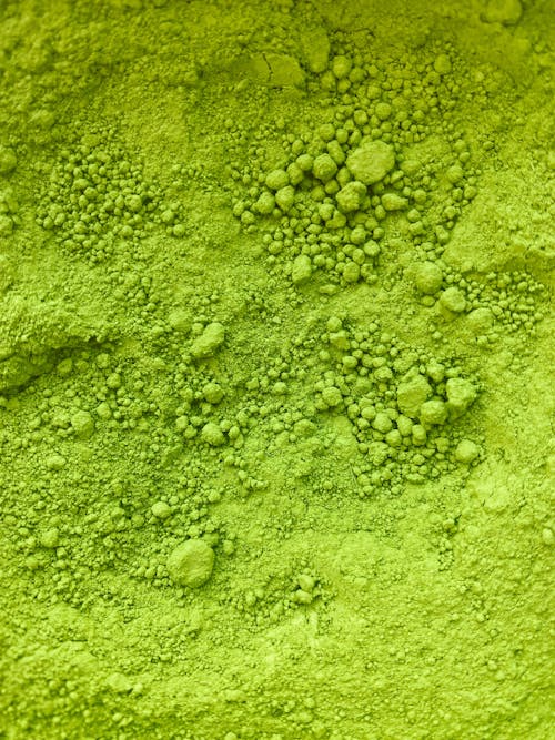 Close-up of Green Powder