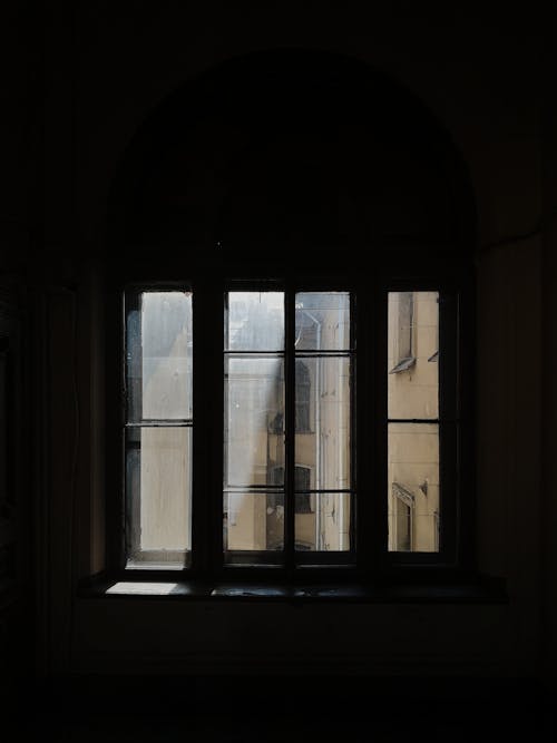 Picture of a Window From the Inside of a Building 