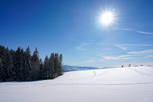 Бесплатное стоковое фото с гора, зима, небо