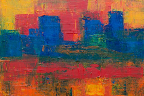 Free Closeup Photo of Abstract Painting Stock Photo