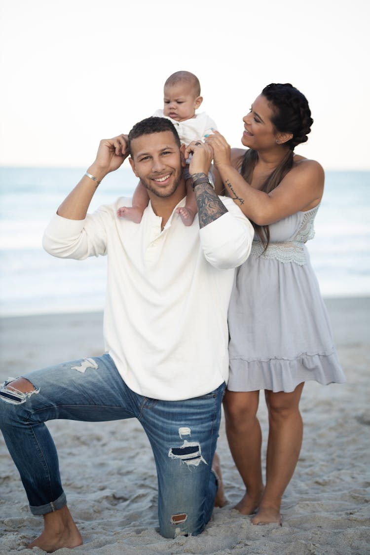 Family At Beach