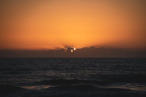 Photo of Sea During Sunset