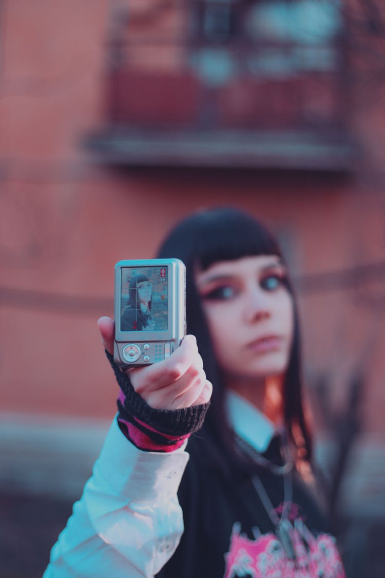 Woman Taking A Selfie