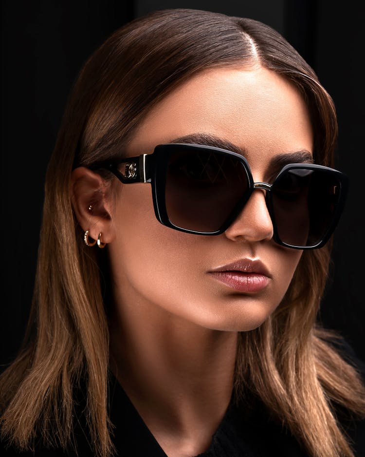 Face Of Woman In Sunglasses