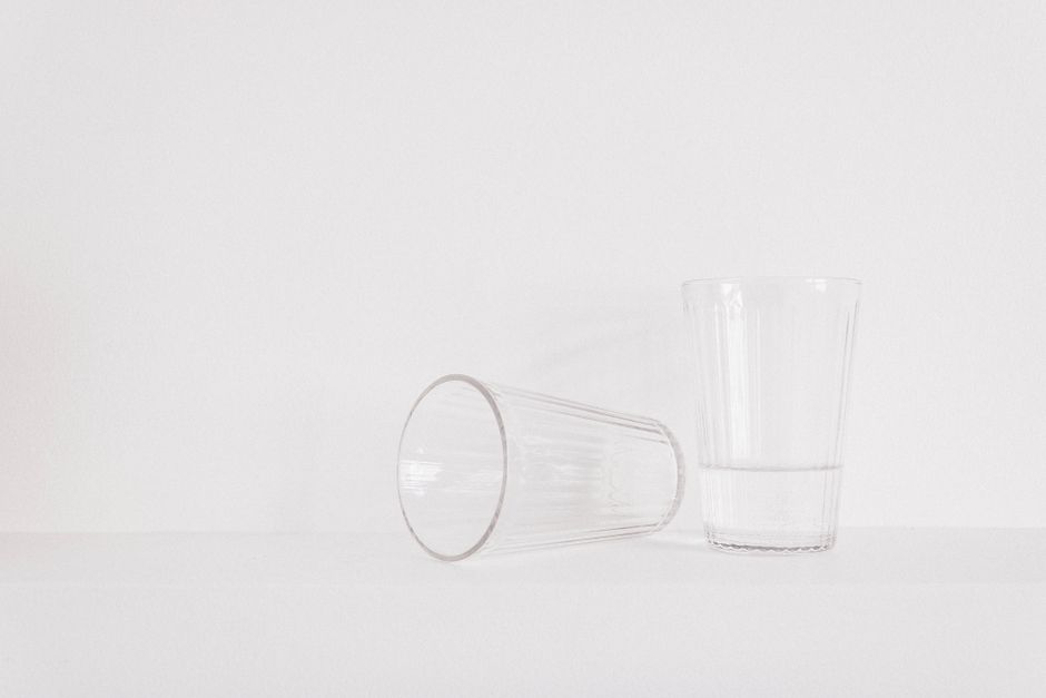 water glass natural light lifestyle photo 1