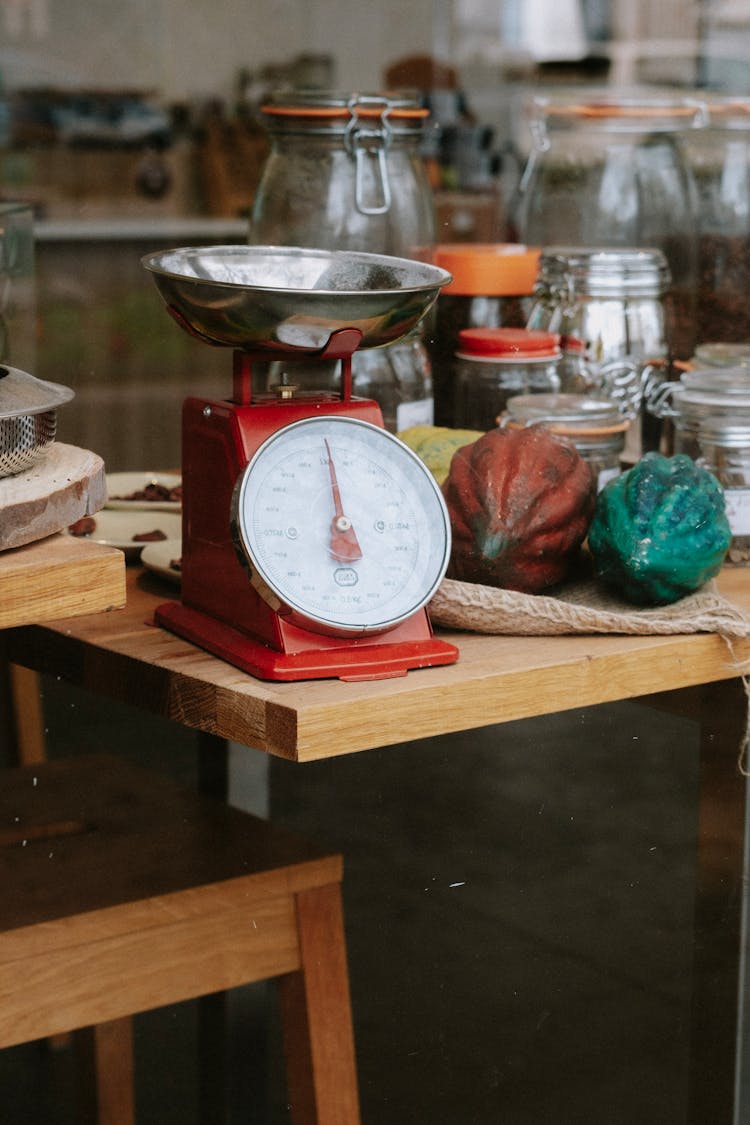 Kitchen With Vintage Cooking Accessories