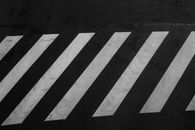 Black and White Striped Textile