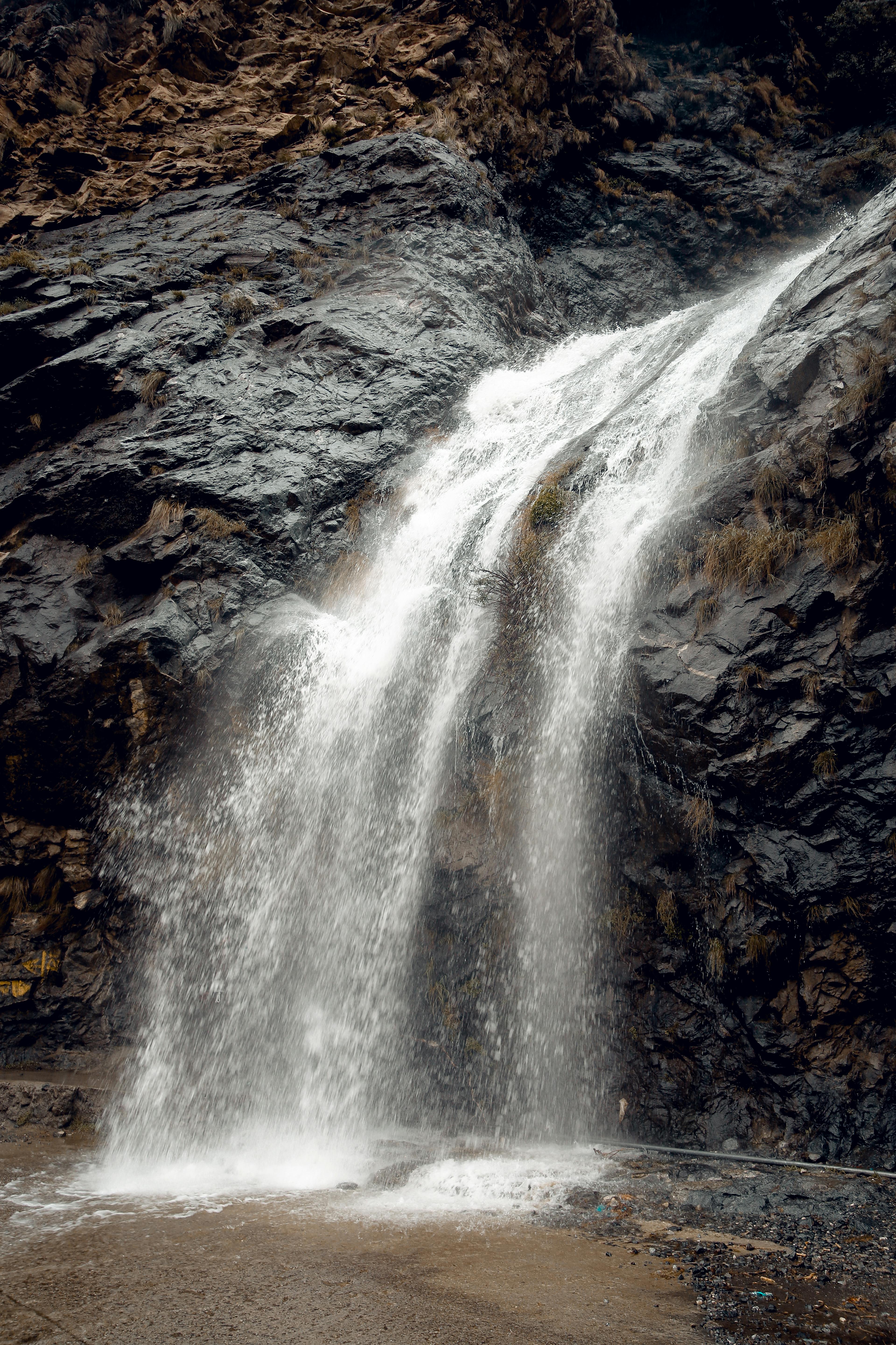 beautiful cascade of water