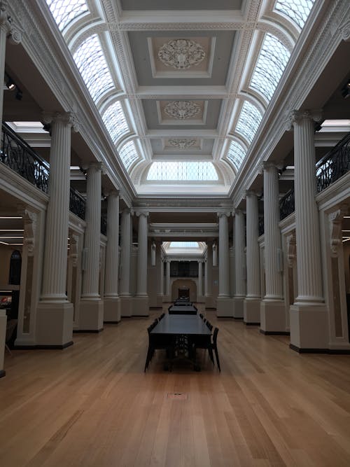 The Empty Room of the State Library Victoria in Melbourne