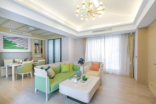 Foto stok gratis dekorasi dalam ruangan, desain interior, di rumah