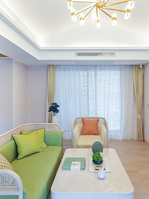 Cozy Modern Minimal Interior Design of a Living Room