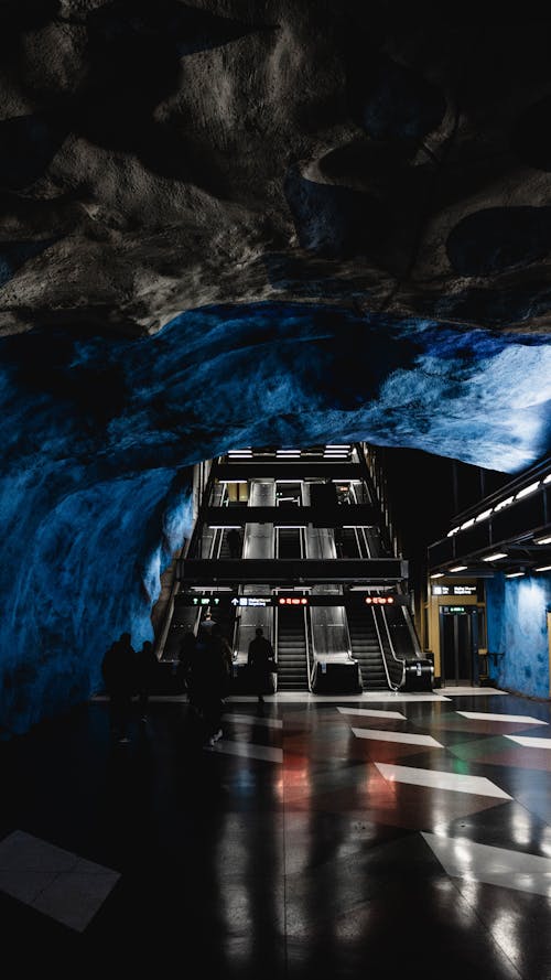 Escalators in a Subway 