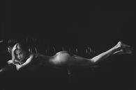 Free stock photo of art, black and white, body
