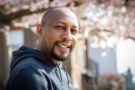 Portrait of Man Outside in Spring 