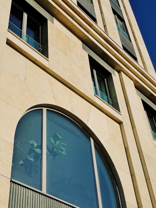 Low Angle Shot of a Concrete Building 