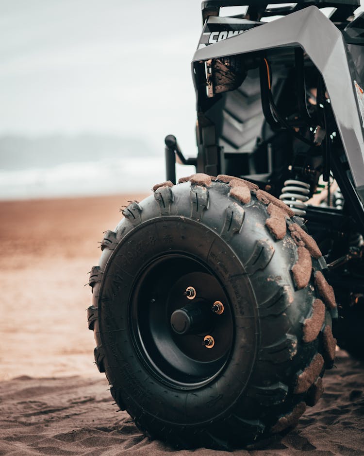 Close-up Photo Of An ATV Tire