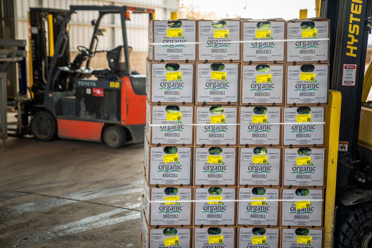 Barcode scanning in a warehouse