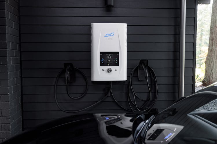 Box With Charger For Electric Car