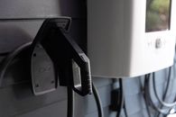 Black and White Corded Device