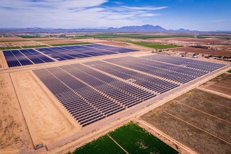 Wemen Solar Farm In Victoria Australia