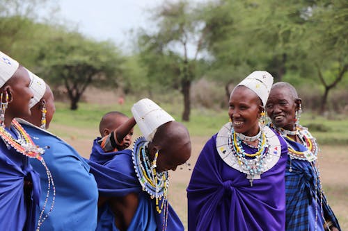 Free Women of Massai Tribe Stock Photo