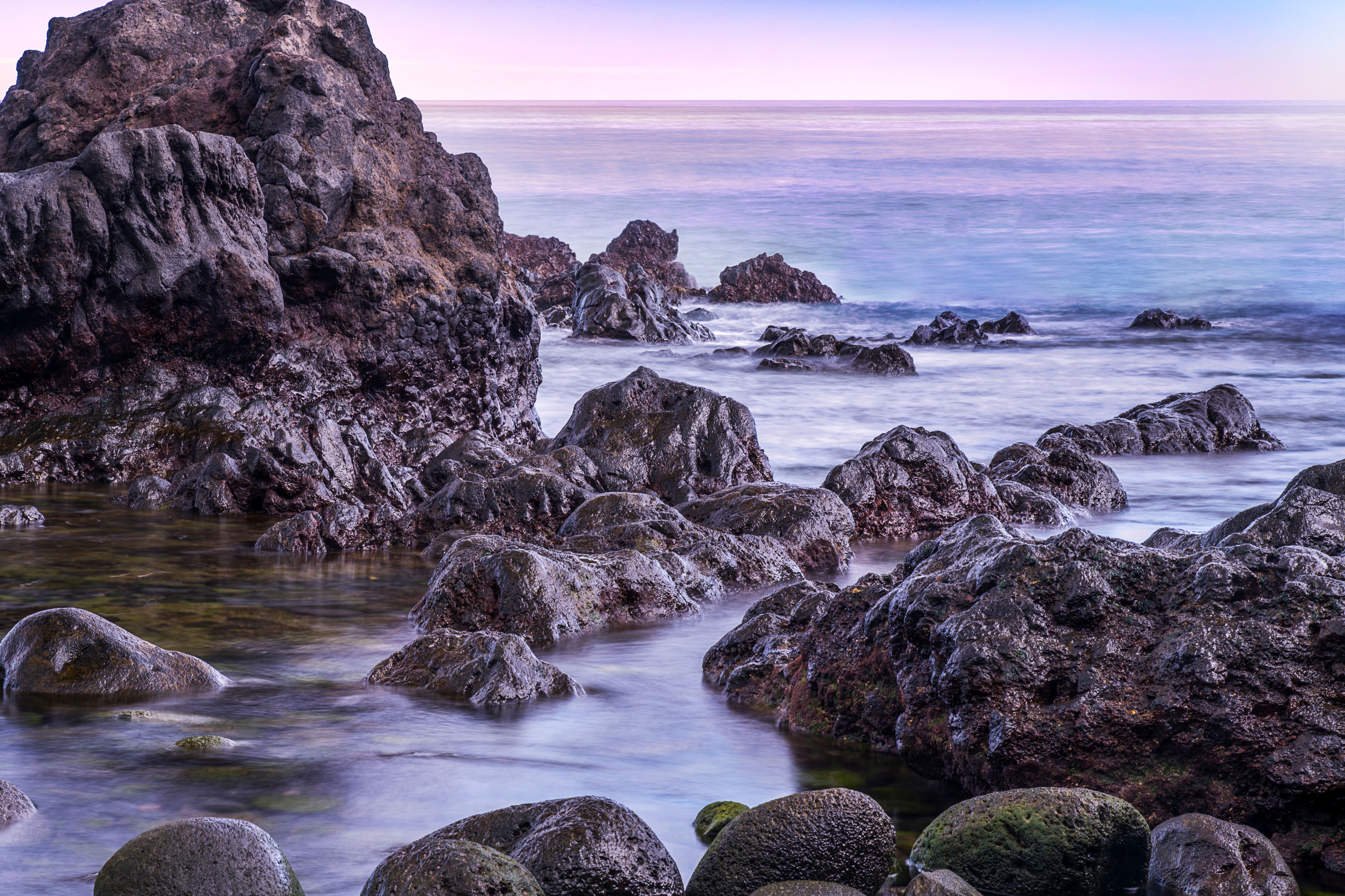 Brown Rocks on Sea · Free Stock Photo