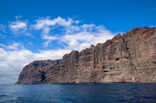 Maestose Scogliere Gigante Los Gigantes Vulcanico, Teneriffa Berge