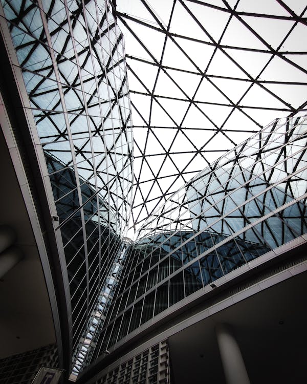 Glass Building in Low-Angle Photography