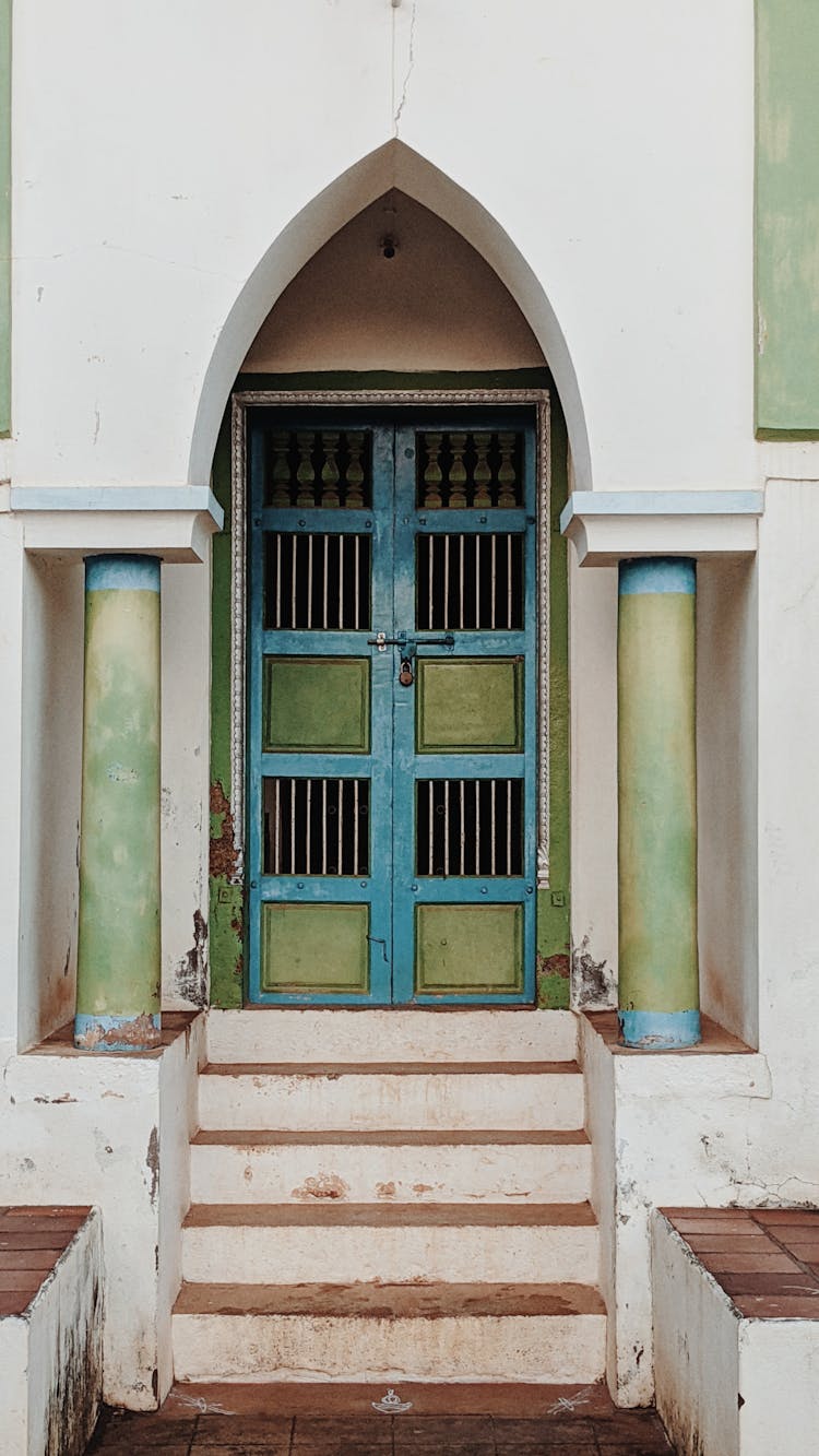 Locked Door In Building