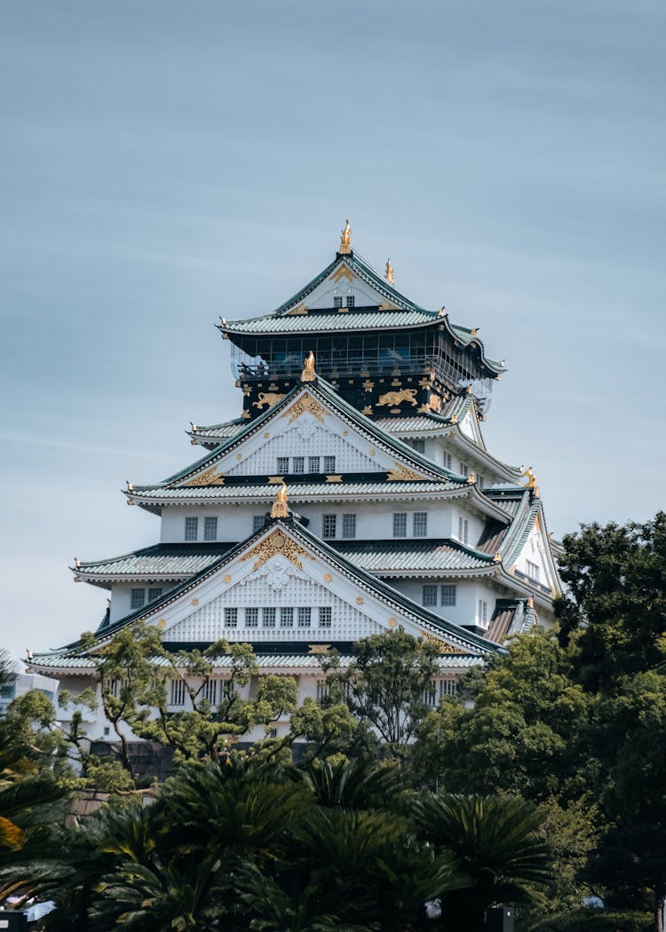 Osaka Castle In Japan