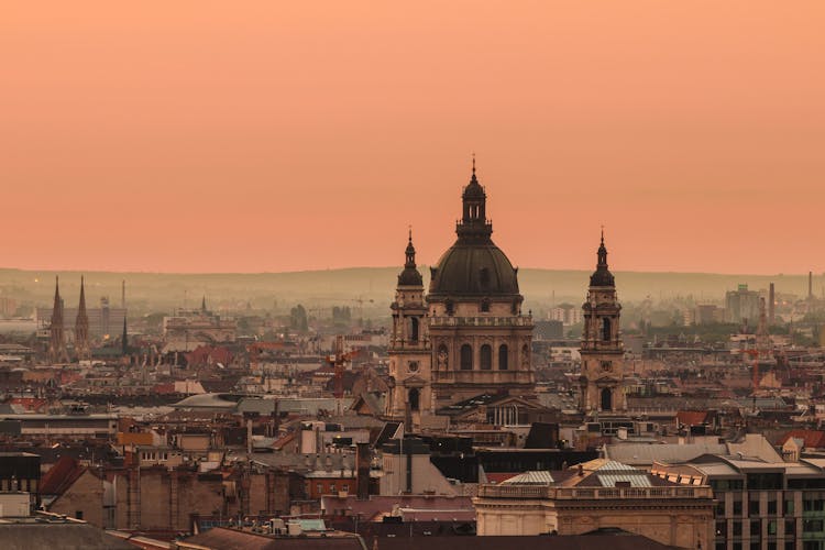 St. Stephen's Basilica In Budapest Hungary