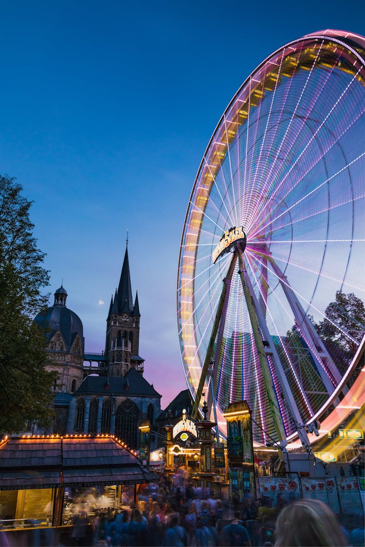 Wiener Riesenrad In Vienna Austria