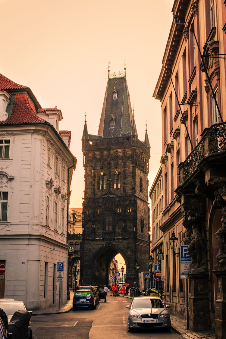 The Powder Tower In Prague