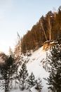 Snow Covered Mountain Under the Sky