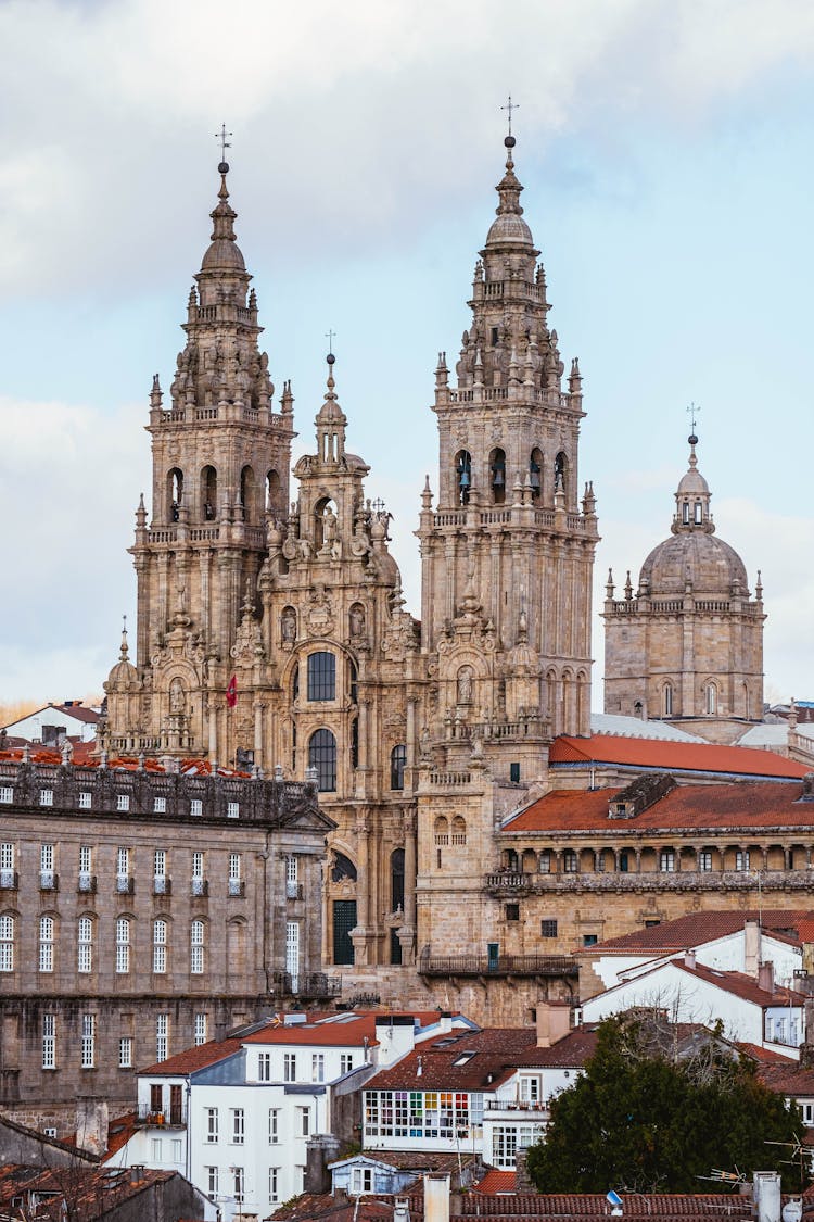 Cathedral In Santiago Spain