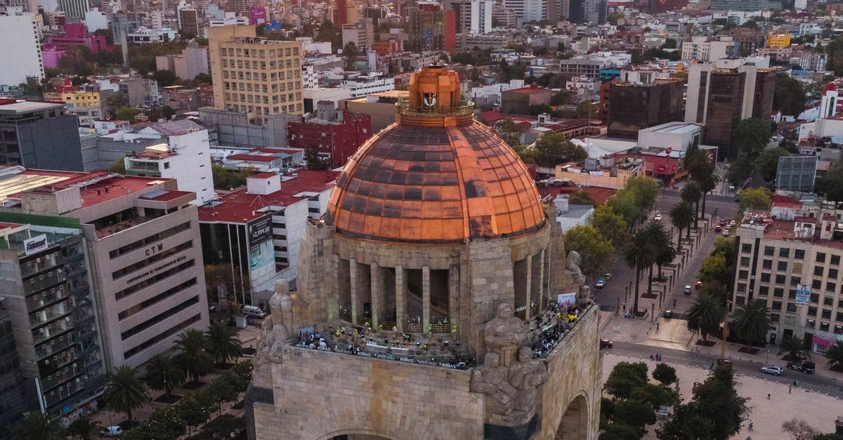 An Aerial Shot of the Museo Nacional De La Revolucion in Mexico · Free ...