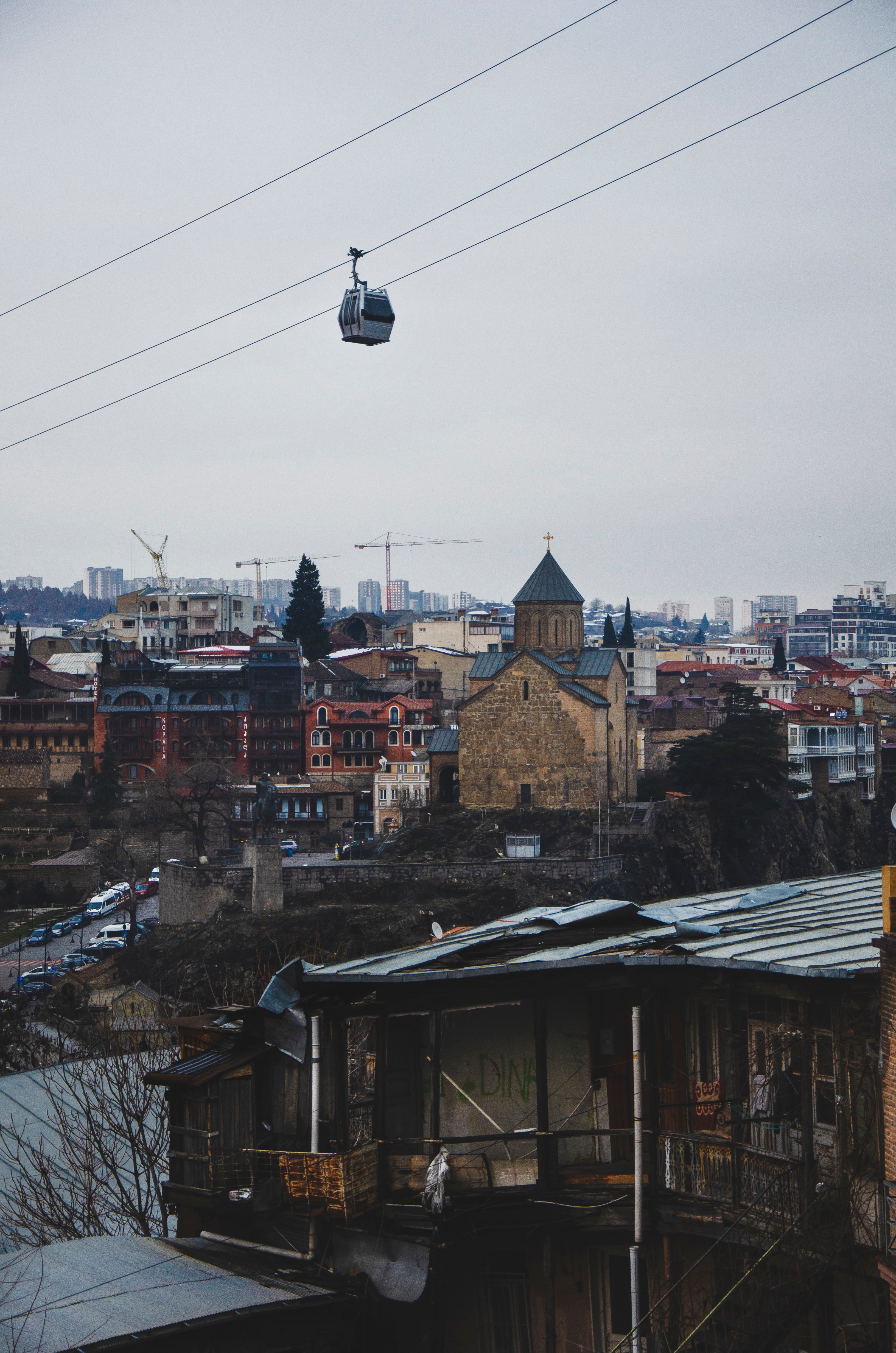 View of a Cable Car · Free Stock Photo